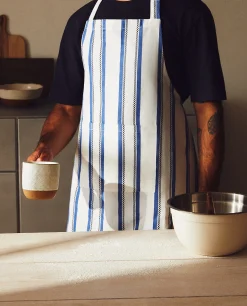 Stripe Dyed Thread Apron