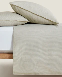 Striped Cotton Duvet Cover