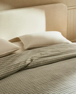 Striped Cotton Duvet Cover