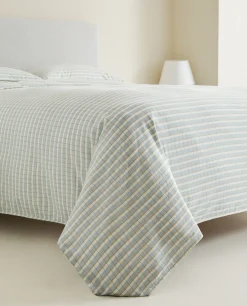 Striped Cotton Duvet Cover