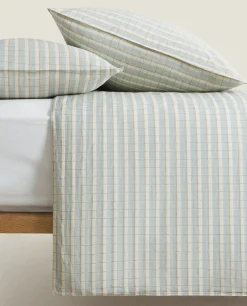 Striped Cotton Duvet Cover