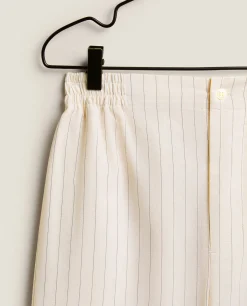 Striped Cotton Pants
