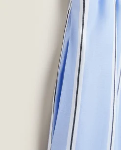 Striped Cotton Pants