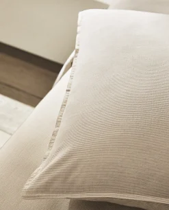 Striped Cotton Pillowcase