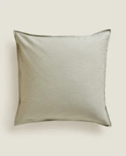 Striped Cotton Pillowcase