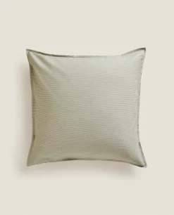 Striped Cotton Pillowcase