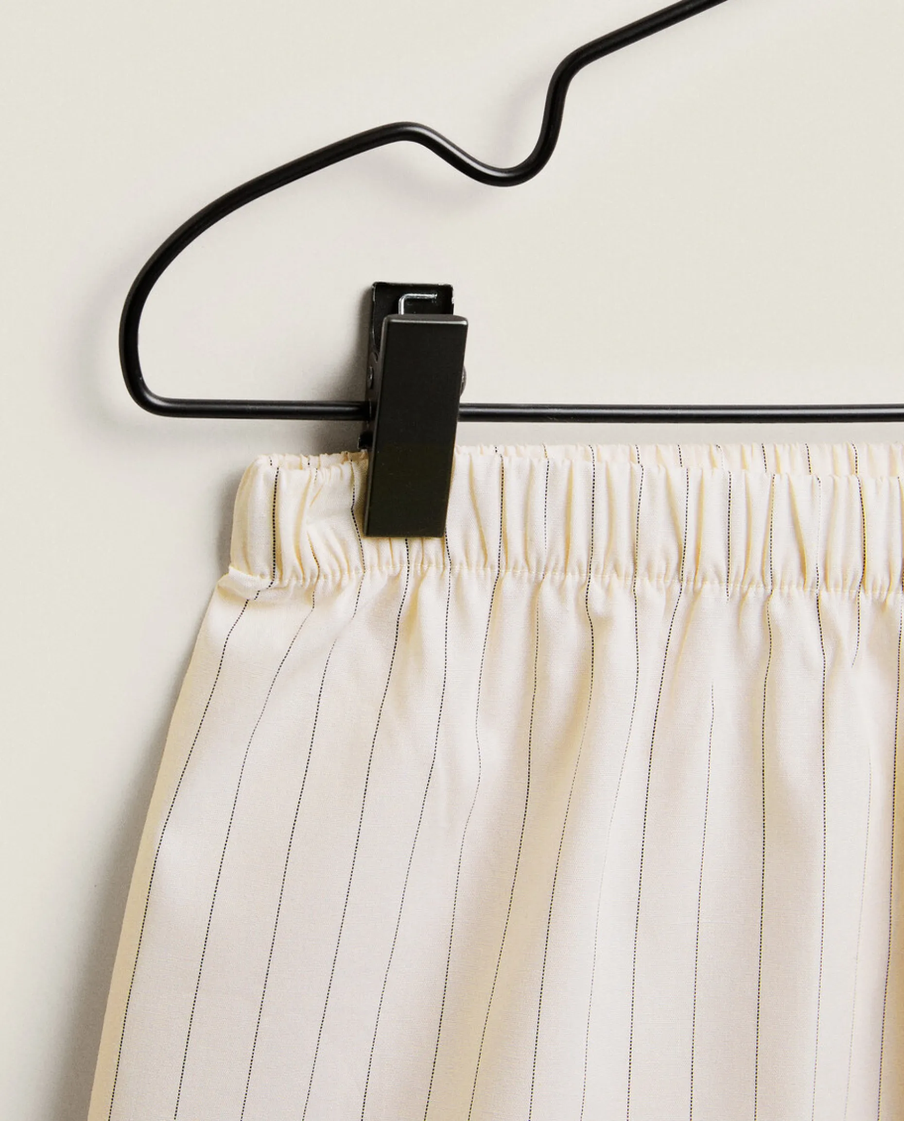 Striped Cotton Shorts