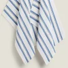 Striped Dyed Thread Kitchen Towel (Set Of 2)