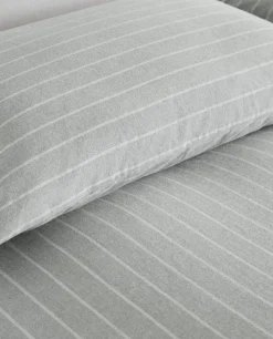 Striped Flannel Duvet Cover