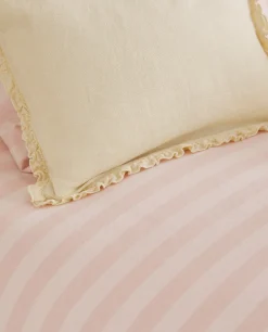Striped Flannel Duvet Cover