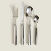 Striped Flatware Set (4 Pieces)