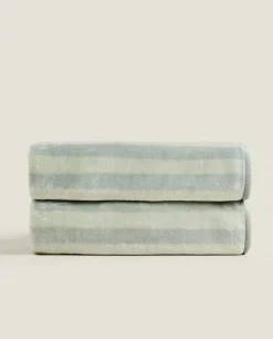Striped Fleece Blanket