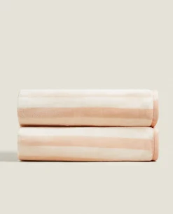 Striped Fleece Blanket