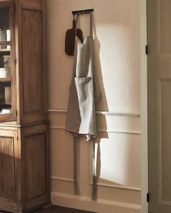 Striped Linen Apron