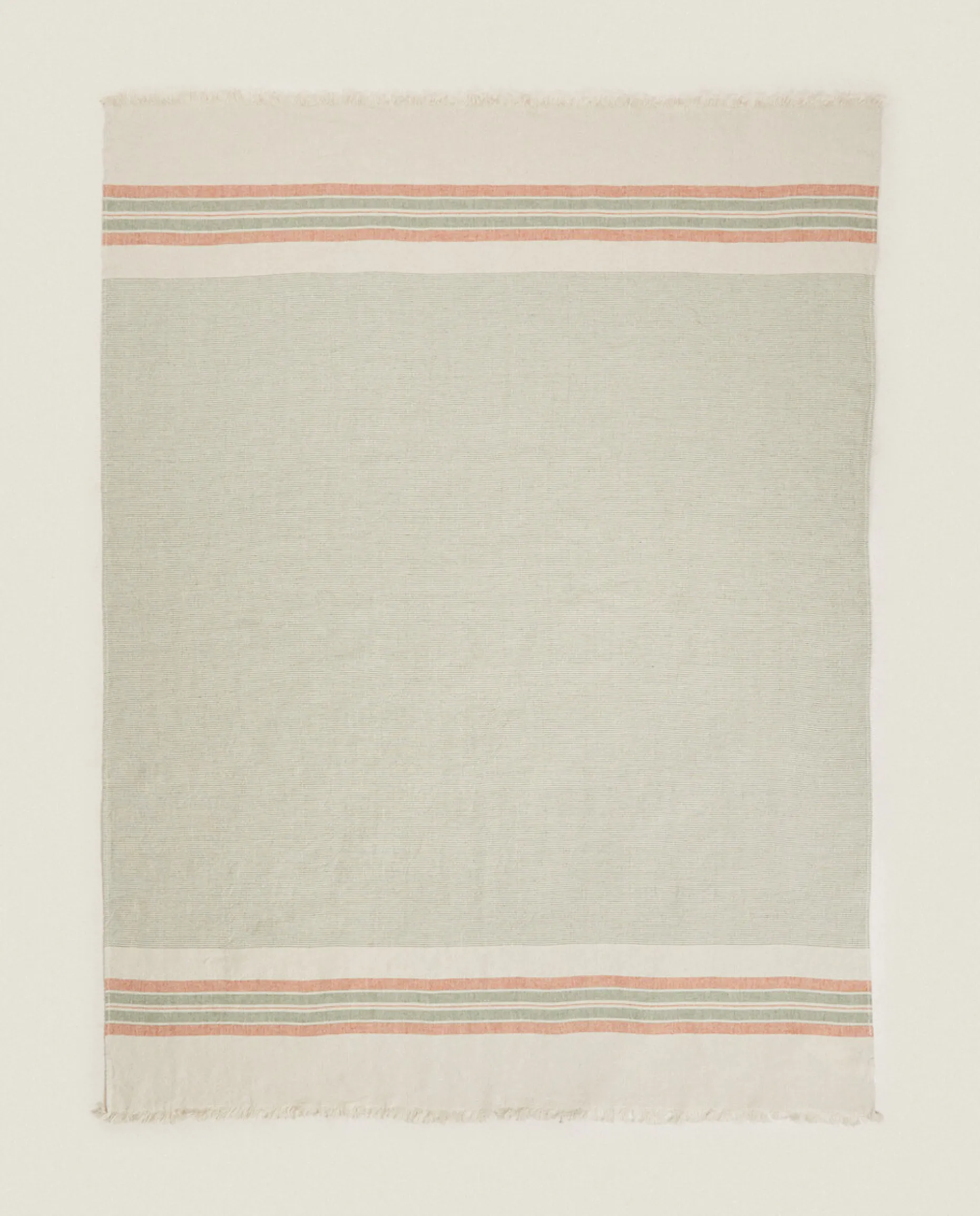 Striped Linen Blanket