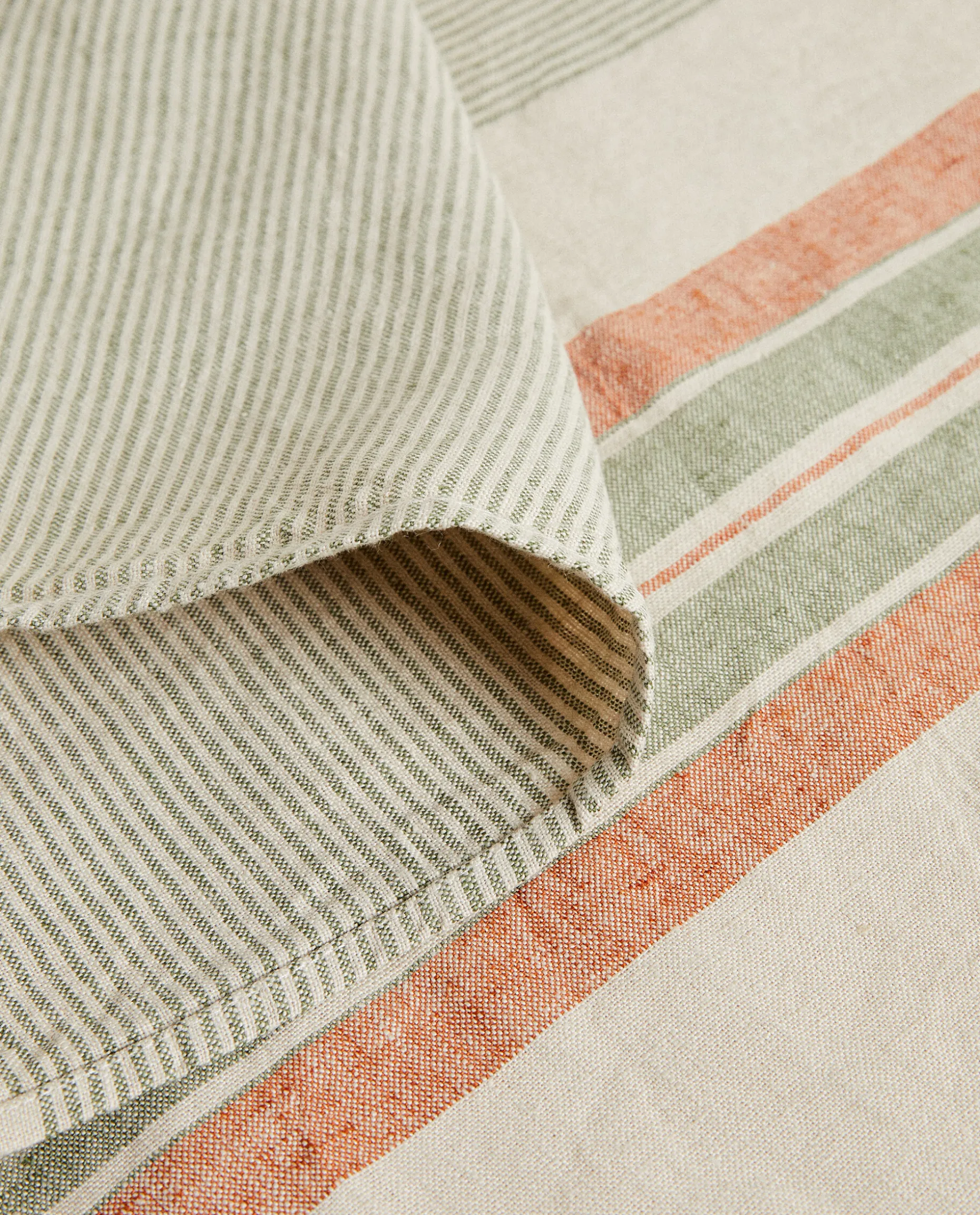 Striped Linen Blanket