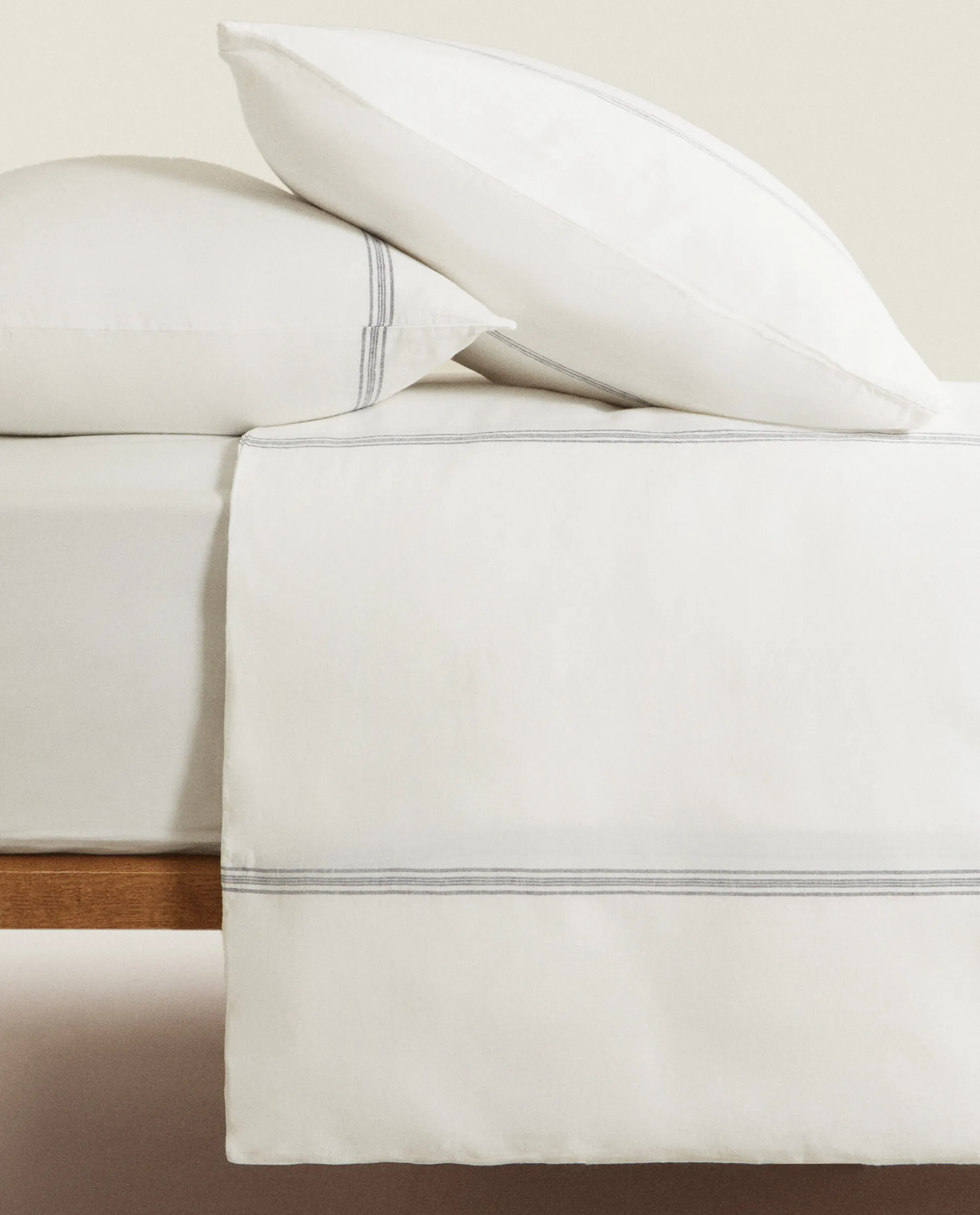 Striped Linen Duvet Cover