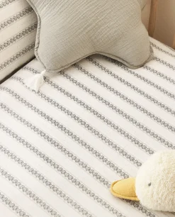 Striped Linen Duvet Cover