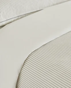Striped Seersucker Duvet Cover