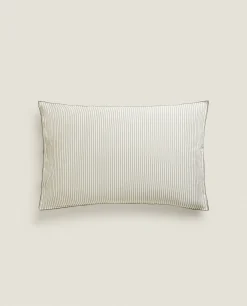 Striped Seersucker Pillowcase