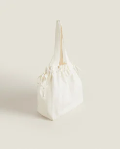 Striped Travel Laundry Bag