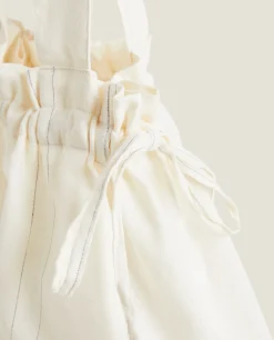 Striped Travel Laundry Bag