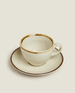 Teacup With Rim Detail