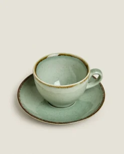 Teacup With Rim Detail