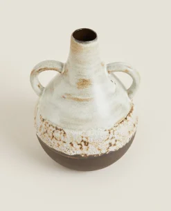 Terracotta Vase With Handles