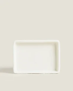Textured Ceramic Soap Dish