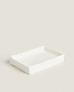 Textured Ceramic Soap Dish