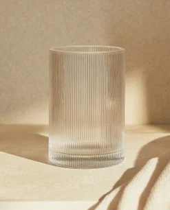 Textured Striped Tumbler