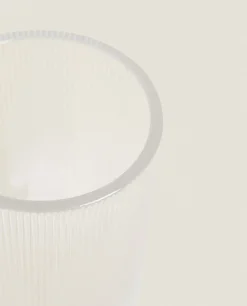 Textured Striped Tumbler