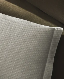 Throw Pillow Cover With Polka Dot Design
