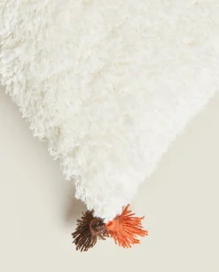 Throw Pillow Cover With Tassels