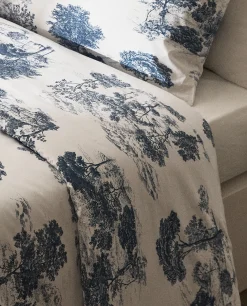 Toile De Jouy Duvet Cover