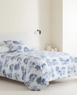 Toile De Jouy Flat Sheet