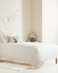 Topstitched Duvet Cover