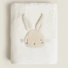 Towel With Bunny Applique