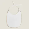 Velour Bib With Trim Detail