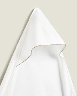 Velour Cape With Trim Detail