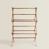 Vertical Folding Wooden Clothes Horse