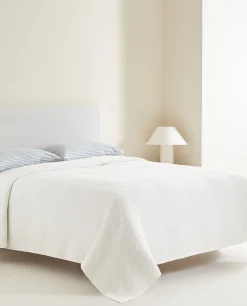 Waffle Knit Bedspread