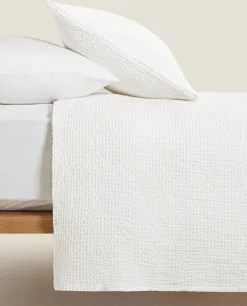 Waffle Knit Bedspread