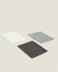 Waffle Mini Kitchen Towel (Pack Of 3)
