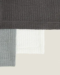 Waffle Mini Kitchen Towel (Pack Of 3)