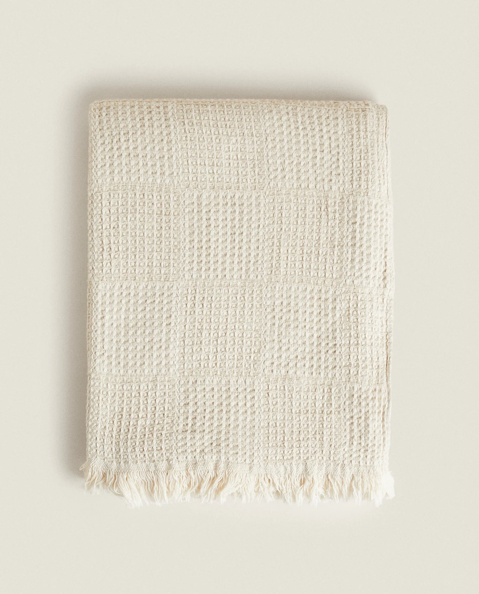 Waffle-Texture Blanket