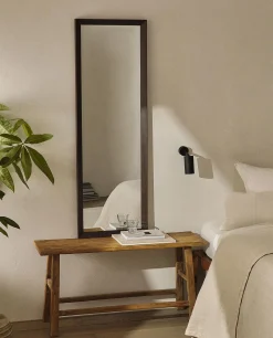 Wall Mirror With Beveled Frame