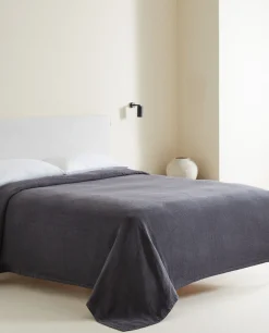 Washed Linen Bedspread (400 Gsm)