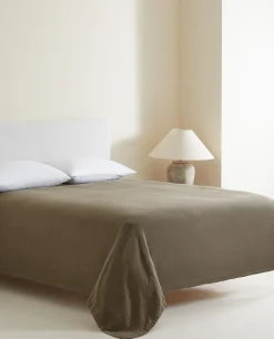 Washed Linen Bedspread (400 Gsm)